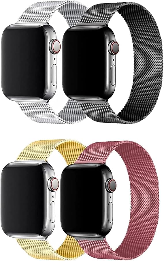 Microcase Google Pixel Watch için Manyetik Metal Kordon Kayış - KY14