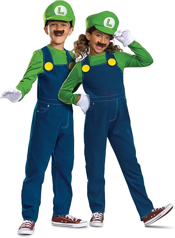 Nintendo Super Mario Bros Costume, Officially Licensed Super Mario Bros. Costume and Accessories for Kids