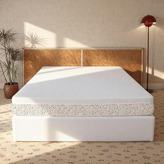 Queen Mattress, 8 Inch Foam Mattress in a Box, Medium Firm, Gel Memory Foam, Fiberglass-Free, Foundation Mattress, Can be Used Alone or Purchase BedPaint Accessories for 10s Bed Making