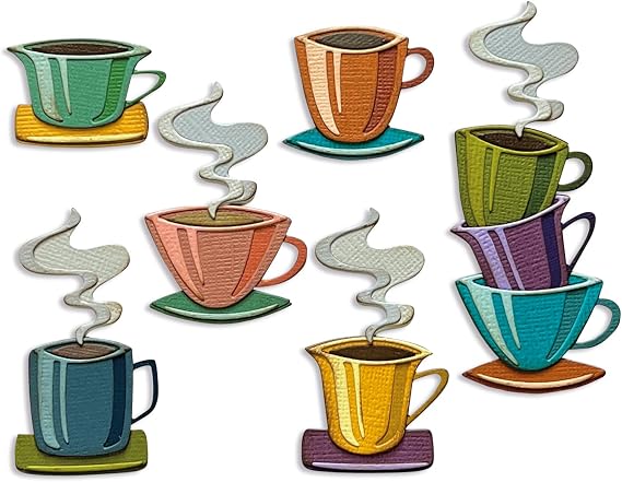 Sizzix Thinlits Die Set 28PK Papercut Cafe by Tim Holtz, 666287
