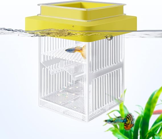 Floating Aquarium Breeding Box with Hatchery Box and Isolation Box