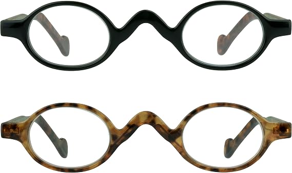 proSPORT Oval Reading Reader Glasses Men Women Plastic Retro Classic Vintage Small Frame