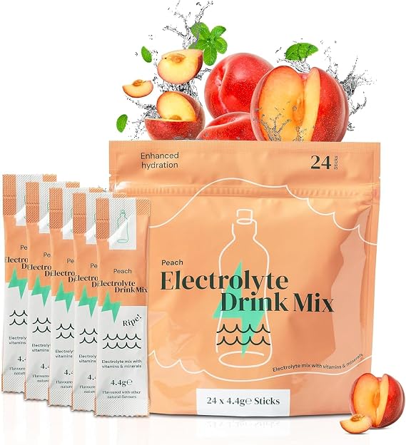 HABITUAL 425mg Electrolytes Powder Sachets Pack of 24 Peach