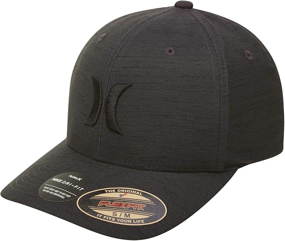 Hurley Men's Baseball Cap Lightweight Curved Bill H2O Dri Fitted Caps for Men