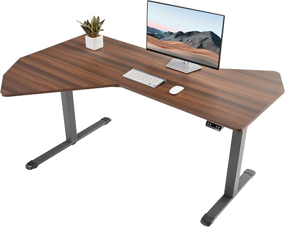 EUREKA ERGONOMIC Electric Standing Desk 70 Inch Home Office Desk Large Desktop Table Height Adjustable Sit Stand Up Desk,Computer Desk Workstations for Office or Home,Walnut