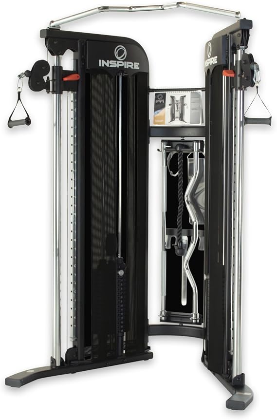 Inspire Fitness FT1 Functional Trainer - Compact at Home Workout Machine with Accessories - Two 165 lb Weight Stacks - Smooth Glide Cable Machine | Compact at Home Workout Machine with Accessories. Smooth Glide Cable Machine.
