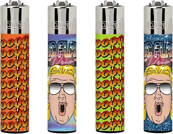 Clipper Lighters RIC Flair Mix (4ct), 9001274