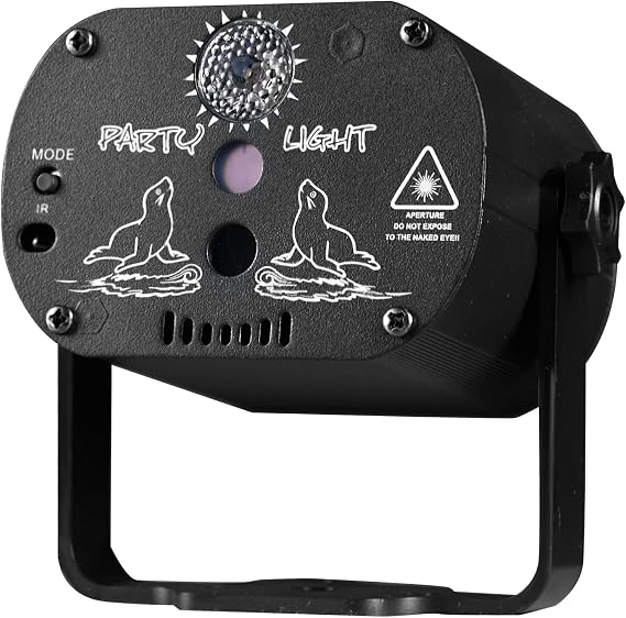 POCOCO Disco Stage Party Laser Lights Karaoke Pub KTV Bar Dance Laser Light Sound Activated - Theatrical Stage Lighting Apparatus for Indoor Party