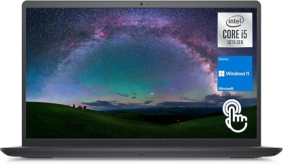 DELL 2022 Inspiron 3511 Laptop, 15.6" FHD Touchscreen, Intel Core i5-1035G1, 16GB DDR4 RAM, 1TB PCIe SSD, SD Card Reader, Webcam, HDMI, Wi-Fi, Windows 11 Home, Black