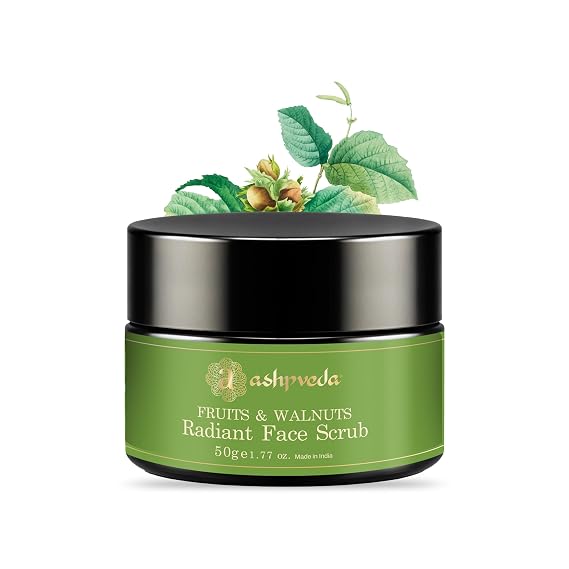 Fruit Face Scrub (Date and Walnut) Face Scrub for Deep Exfoliation | Helpful for Dead Skin, Smooth and Clear Complexation and Tan Removal | Hydrating & Exfoliating For Women and Men (50gm)