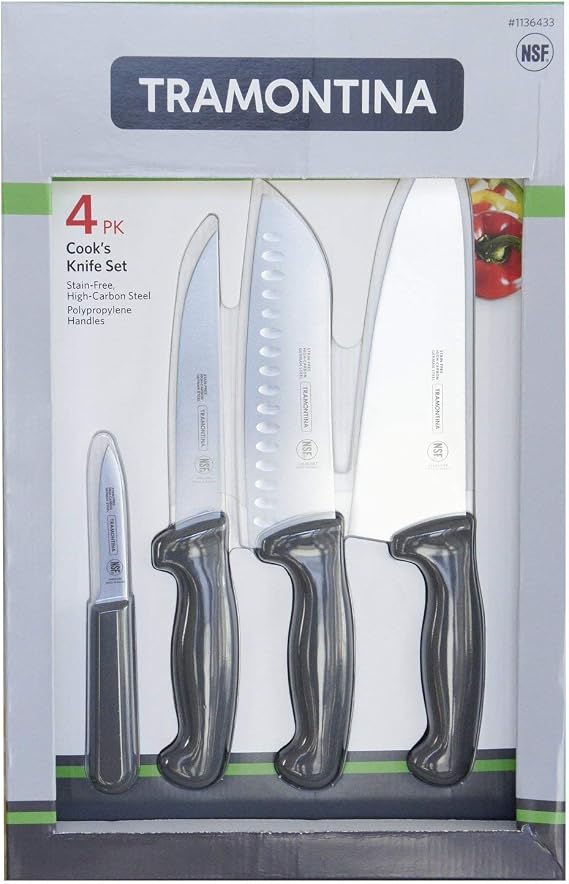 Tramontina ProLine 4 Pk Cook's Knife Set