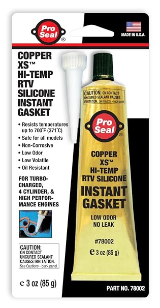 Pro Seal RTV Silicone Sealant,3 oz.,Copper