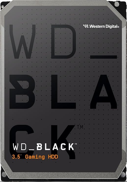 Western Digital 6TB WD_Black Performance Internal Hard Drive HDD - 7200 RPM, SATA 6 Gb/s, 256 MB Cache, 3.5" - WD6004FZBX