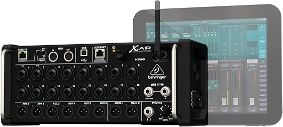 Behringer XR18 Mesa de mezclas digital, Klark Teknik, X AIR