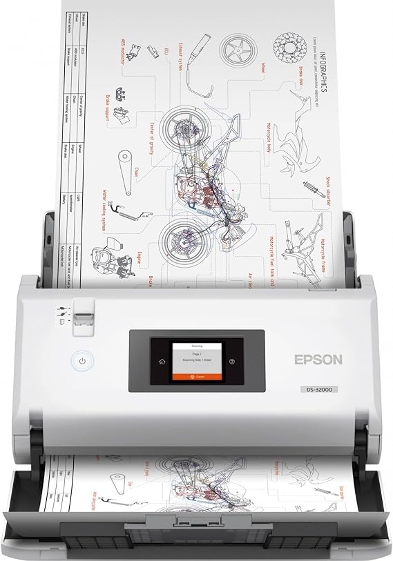 Epson DS-32000 Large Format Sheetfed Scanner - 1200 dpi Optical