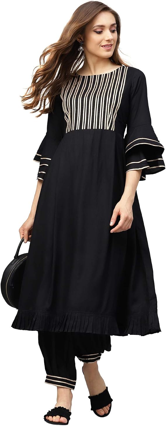 Idalia Women's Gota Work Kurta Set