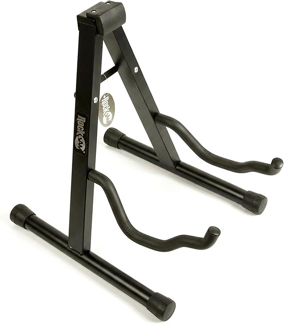 RockJam A-Frame Guitar Stand for Acoustic, Electric & Bass