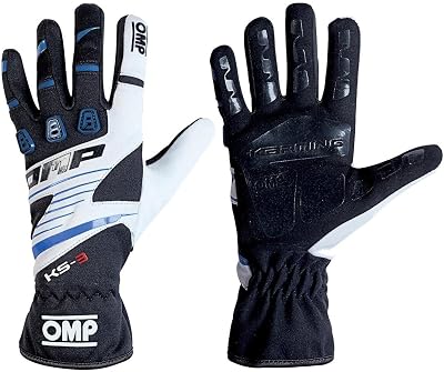 OMP - KS-3 Gloves BlackWBlue - Size 4 For Children KB0-2743-B01-175-004