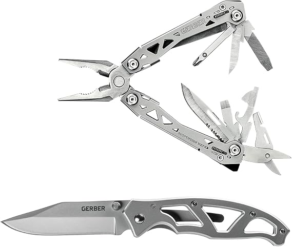 Gerber Gear 2 Piece Multitool and Knife Combo Tool Kit,31-003851