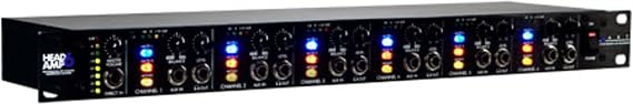 Art HeadAmp6 Rackmount 6-Channel Stereo Headphone Amplifier