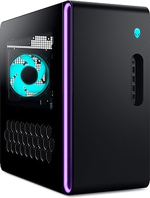 Alienware Aurora ACT1250 Gaming Desktop PC - Intel Core Ultra 7 265F 20-Core up to 5.3 GHz, 32GB DDR5 RAM, 8TB NVMe SSD, NVIDIA GeForce RTX 5060 Ti 8GB, Liquid Cooling, Windows 11 Pro