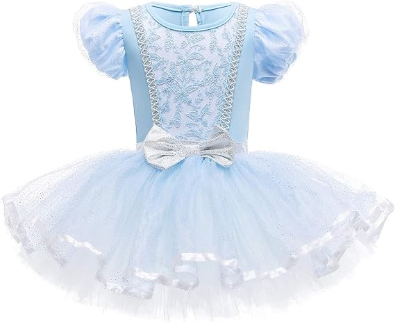REXREII Toddler Girls Princess Ballerina Tutu Dress Baby Kids Fancy Dress Up Halloween Costume