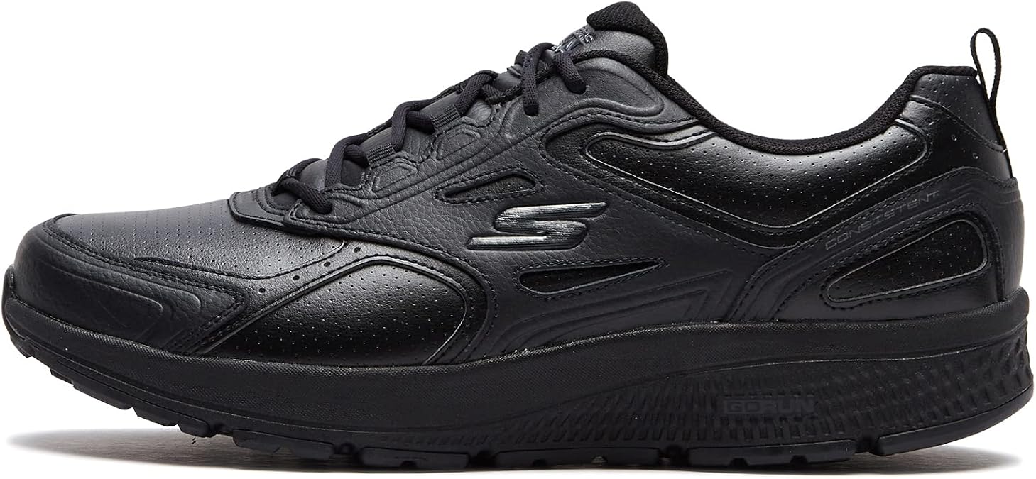 Skechers Womens Go Run Consistent - Leather Cross-Training Tennis Shoe Sneaker with Air Cooled Foam