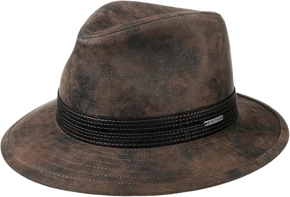 Stetson Jacky Traveller Leather Hat Unisex Summer Winter