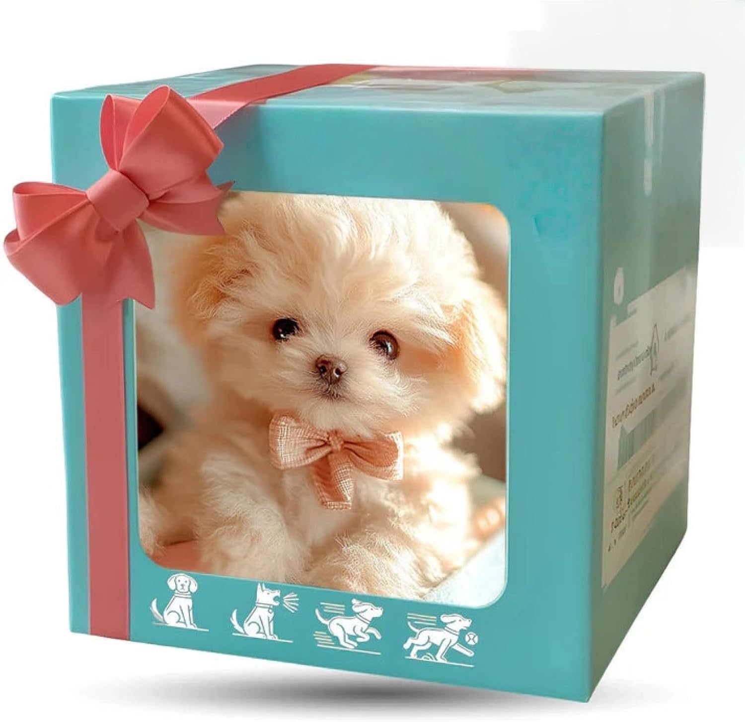Puppy Pet Robot 2025 Model AI Emotional Recognition  Realistic Movement, Realistic Robot Dog, Walking  Barking  Tail Bulge Function, Can Be Used As A Toy