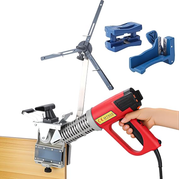 Edge Bander Woodworking Edge Banding Machine,110V Portable 2000W Edge Bander for Straight & Curved Edges, with Temperature Control