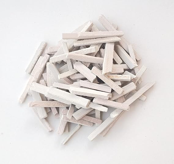 Generic Slate Pencils White Color Chalk 4-8 Mm Thick (250 Grams)