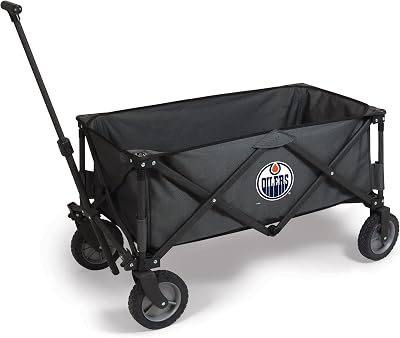 PICNIC TIME NHL Buffalo Sabres Adventure Wagon Folding Wagon - Wagon Cart - Sport Utility Wagon - Beach Wagon Collapsible