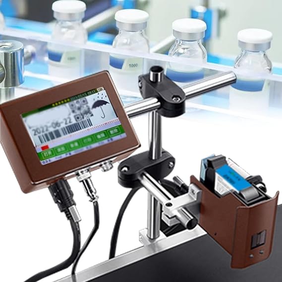 Automatic Coding Machine,In Line Inkjet Coder 12.7mm/25.4mm,Date Coder,Automatic Coding and Marking Equipment,Date Printer with Touch Screen,12.7mm