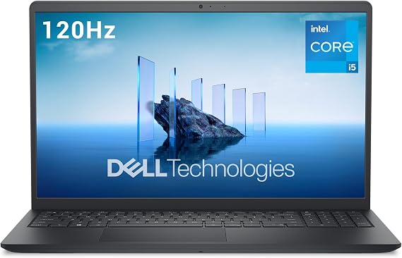 Dell 15 Laptop DC15250 Intel Core i5-1334U 15.6 FHD Windows 11 Home 16GB DDR4 512GB SSD Intel UHD graphics anti-glare German QWERTZ keyboard