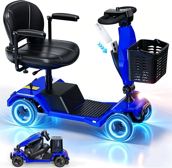 Mobility Scooter for Adults & Seniors,Foldable,300-330 Lbs Capacity