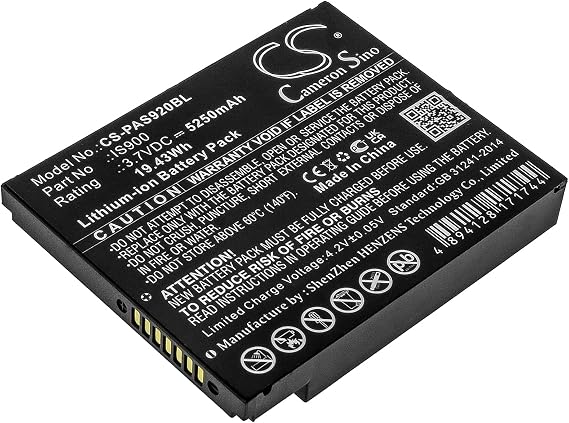 Battery Replacement for Pax A920 IS900
