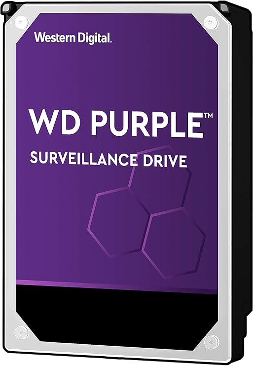Western Digital 2TB WD Purple Surveillance Internal Hard Drive HDD - SATA 6 Gb/s, 64 MB Cache, 3.5" - WD20PURZ