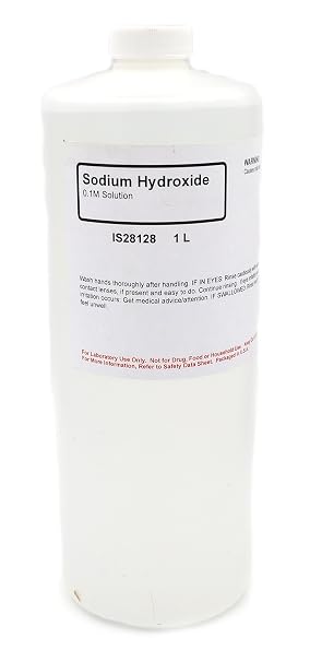 Sodium Hydroxide Solution, 0.1M, 1L - The Curated Chemical Collection