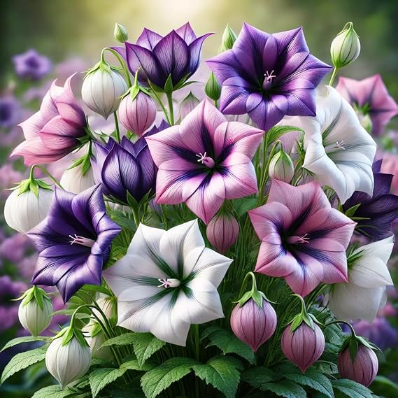 Seeds Balloon Flower Mix/Platycodon/Perennial Flowers