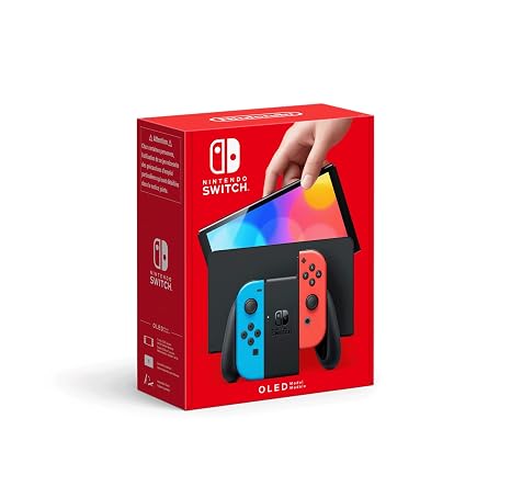 Nintendo Switch (OLED-Modell) Neon-Rot/Neon-Blau