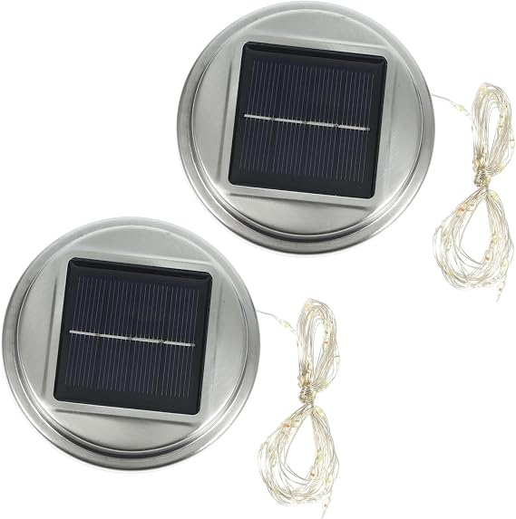 2pcs Solar Crackle Ball Light Lids Replacement Solar Light Tops for Garden Decor Waterproof and Sturdy Accessories for Outdoor Use