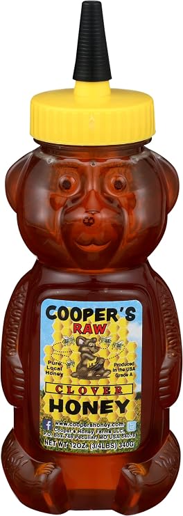 Coopers Honey, Honey Bear Pure, 12 Ounce
