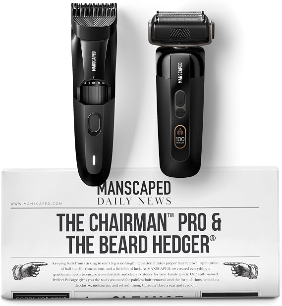 MANSCAPED The ChairmanTM PRO Face Shaver & The Beard Hedger