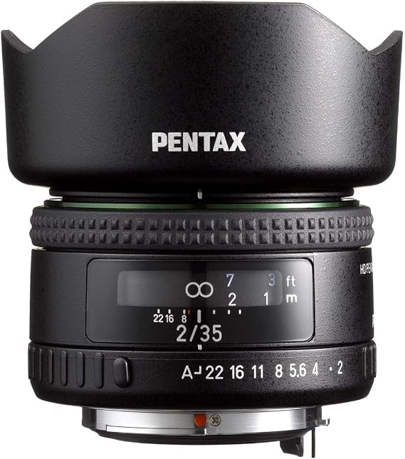 Pentax HD PENTAX-FA35mm F2 Wide Angle Single Focus Lens Full Size Support Good Doodling Performance High Performance HD Coating Small and Lightweight Design Close-up Shooting 11.8 inches 30 cm Pentax SLR K Series Equipped with Image Stabilization in Body 22860