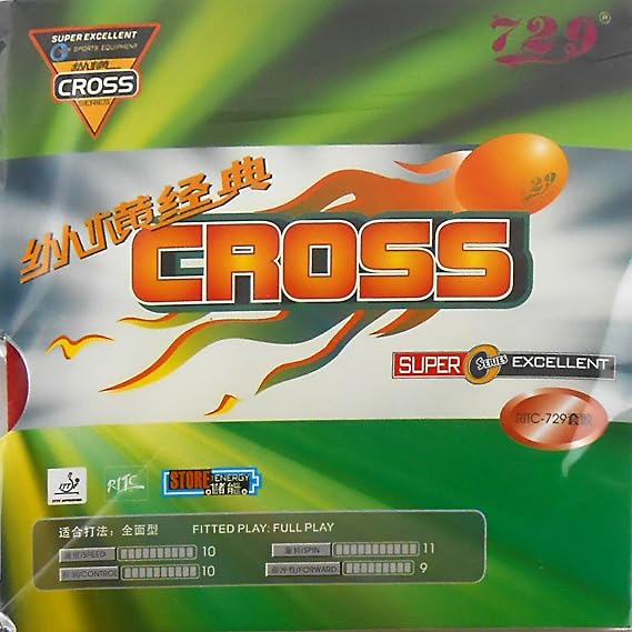 729 Cross Classical Pips in Table TennisRubber sheet
