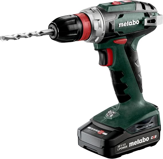 Metabo 602217500 BS 18 QUICK Akülü Matkap (2x 2.0 Ah 18V Akü + Şarj Cihazı)