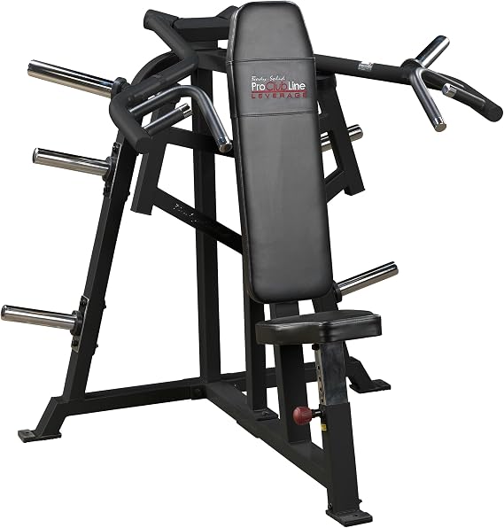 Body-Solid Pro Clubline (LVSPB) Leverage Shoulder Press, Shoulders and Chest Machine, Upper Body Strength Training Home and Commercial Gym Equipment