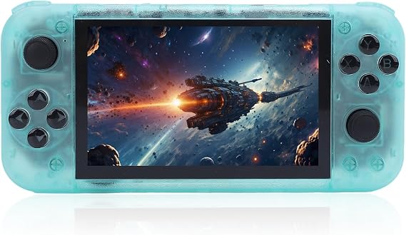 Dpofirs RG50XX Retro Handheld Game Console, Portable Game Emulator with 128GB Card for 5" IPS 800x480 2D 3D Game, Supports HD Multimedia Interface TV Output Green