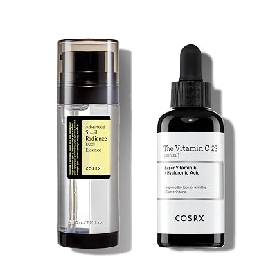 COSRX Anti-aging Serums- Snail Dual Essence 74.3%  Vitamin C 23% Serum, Niacinamide 5%, Intensive Hydrating for Fine lines, Hyperpigmentation, After Blemish Care