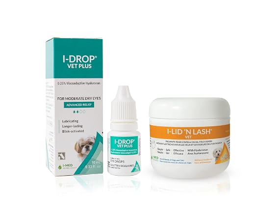 Vet Plus and I-LID N LASH Vet Wipes Tear Stain Prevention